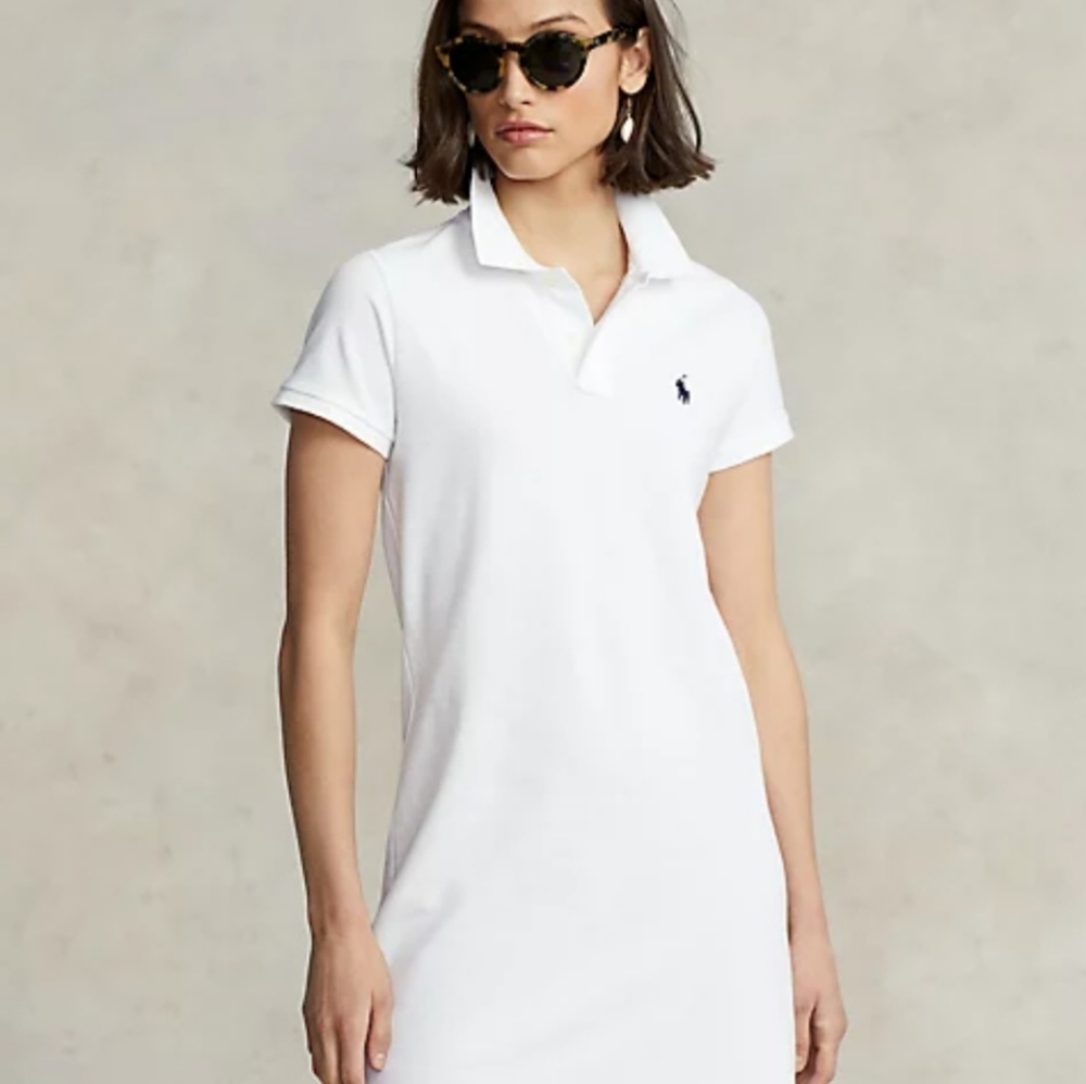 Polo Ralph Lauren Cotton mesh polo dress